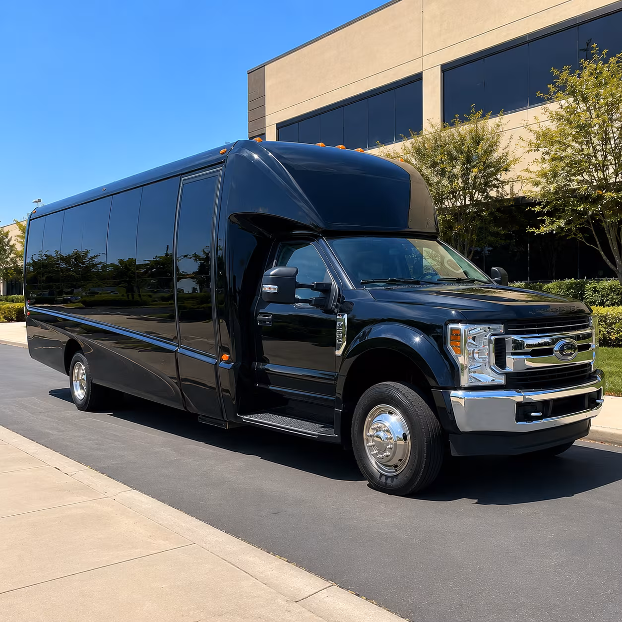 Oklahoma City Airport Shuttle & Transportation party bus exterior