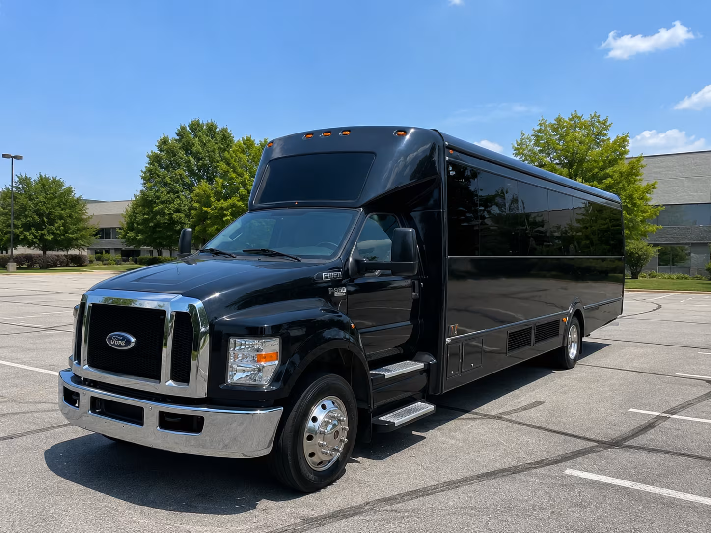 Oklahoma City Bachelor & Bachelorette Transportation party bus exterior