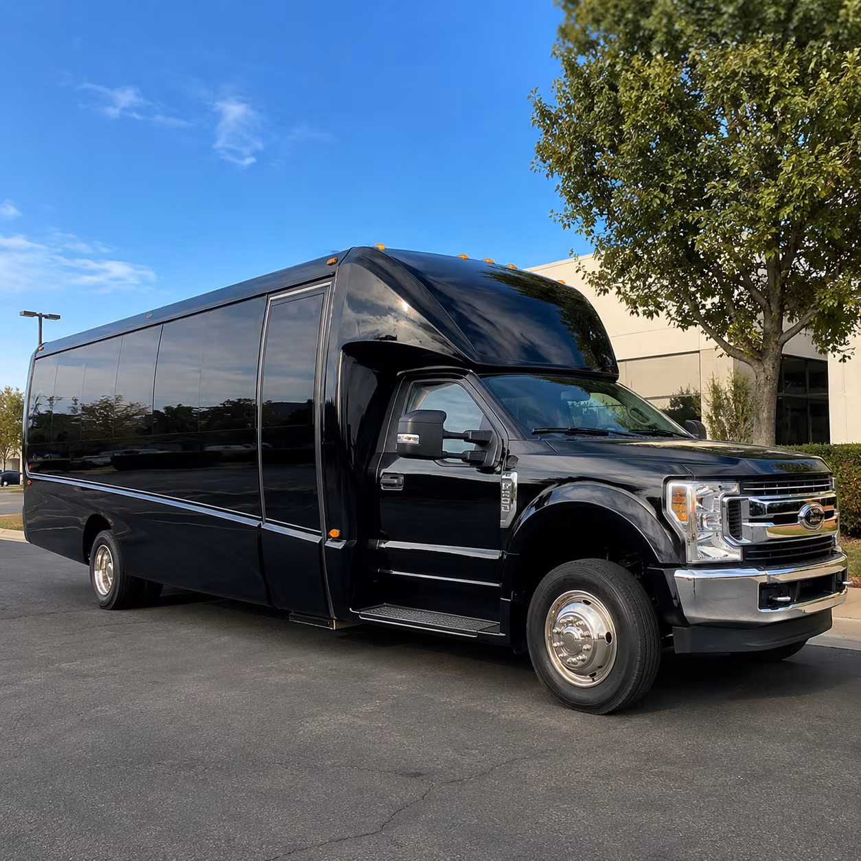 Oklahoma City Corporate Transportation party bus exterior