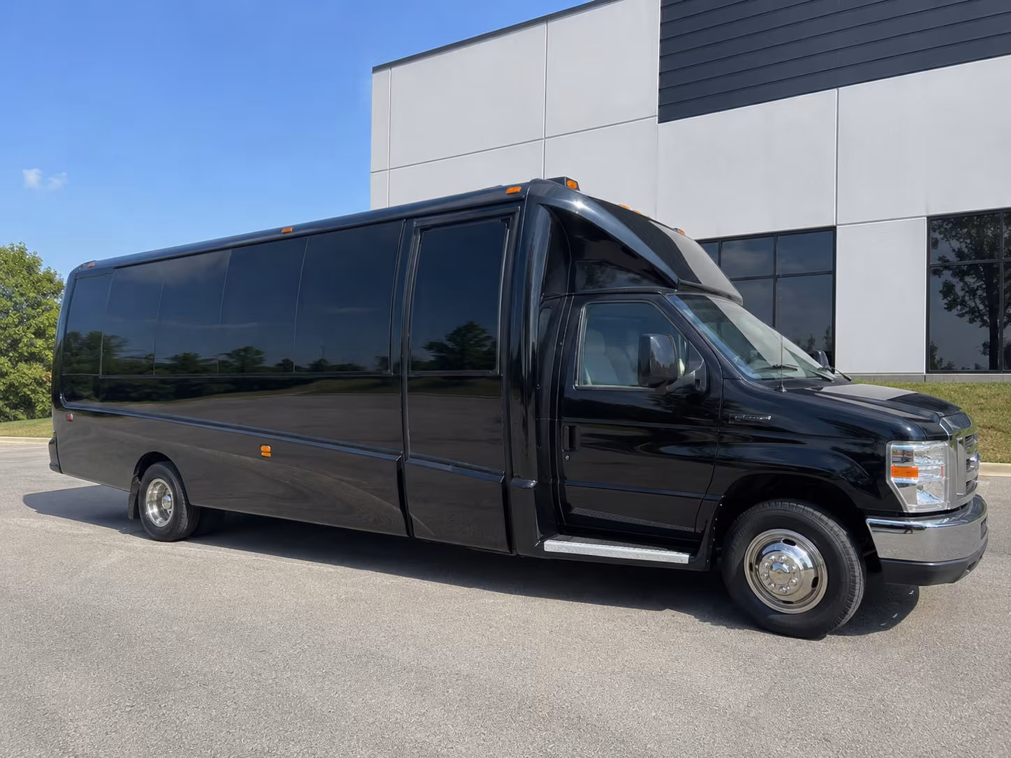 Oklahoma City Private Event Transportation party bus exterior