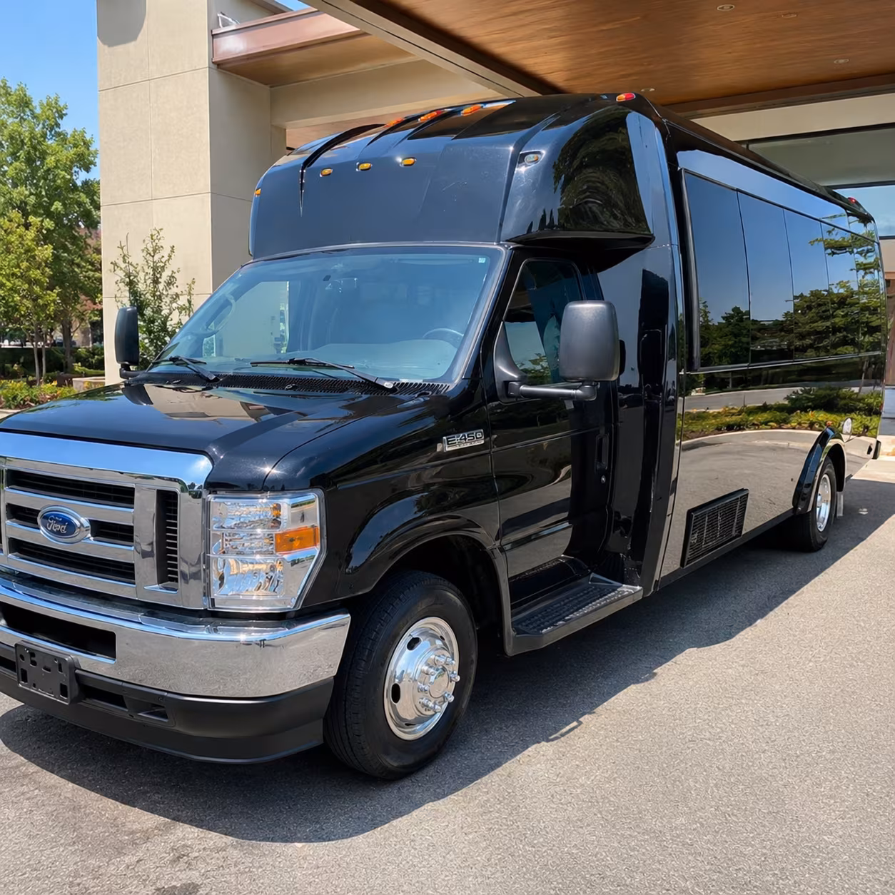 Oklahoma City Private Event Transportation party bus exterior