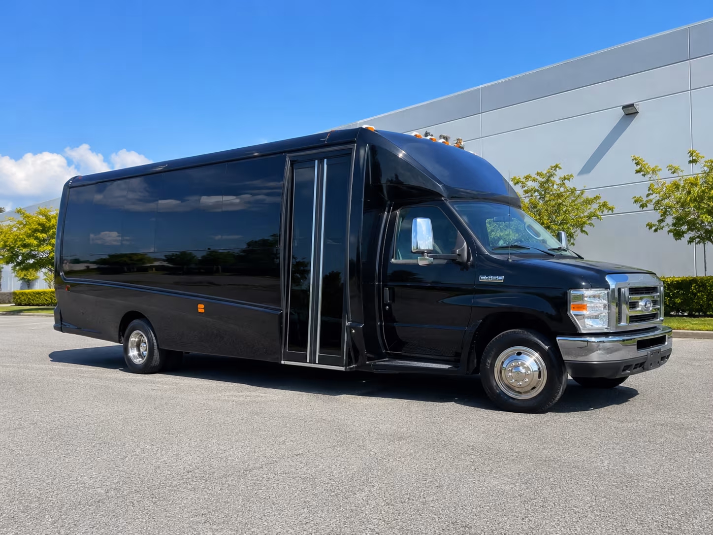 Oklahoma City Private Event Transportation party bus exterior