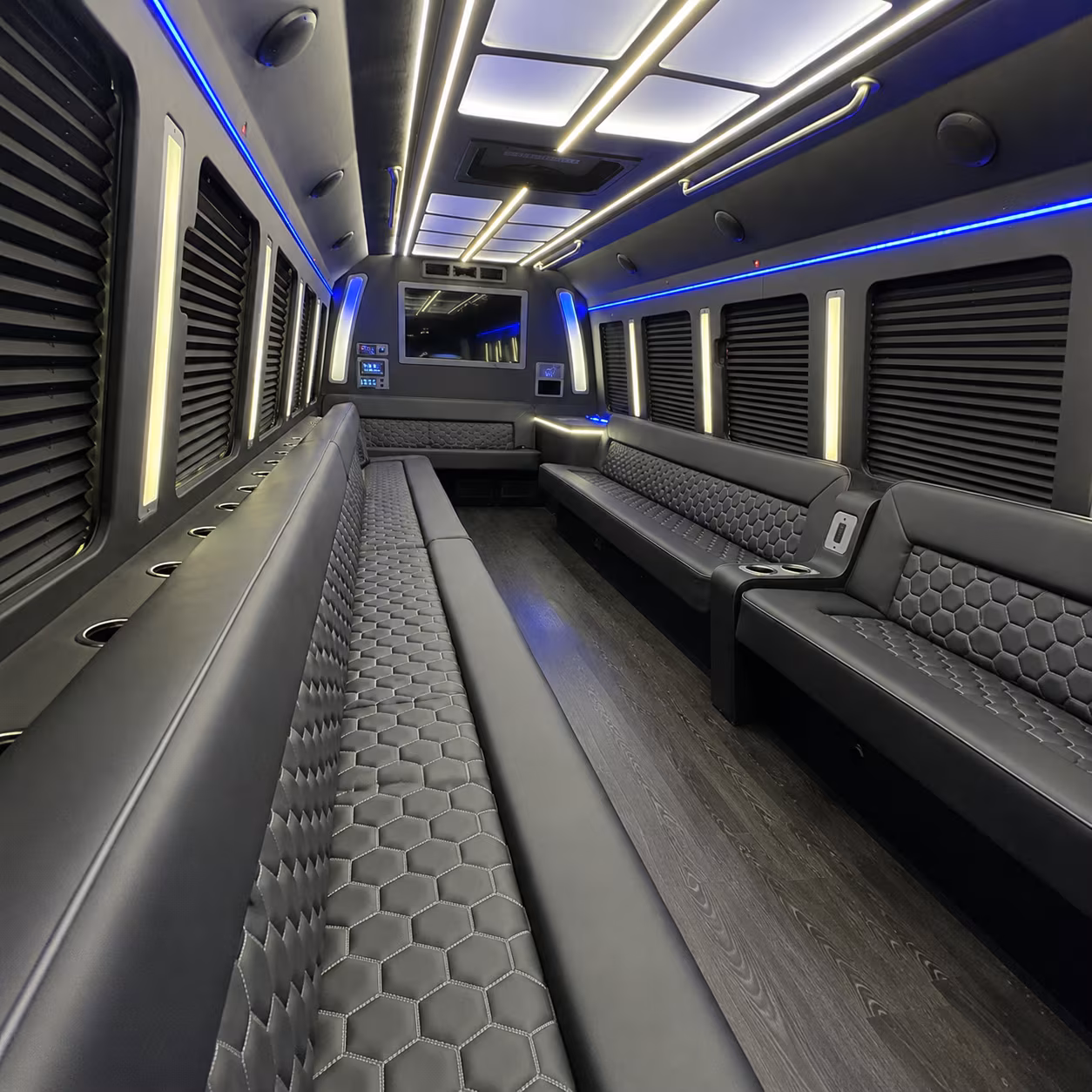 Oklahoma City Prom & Homecoming Transportation party bus exterior