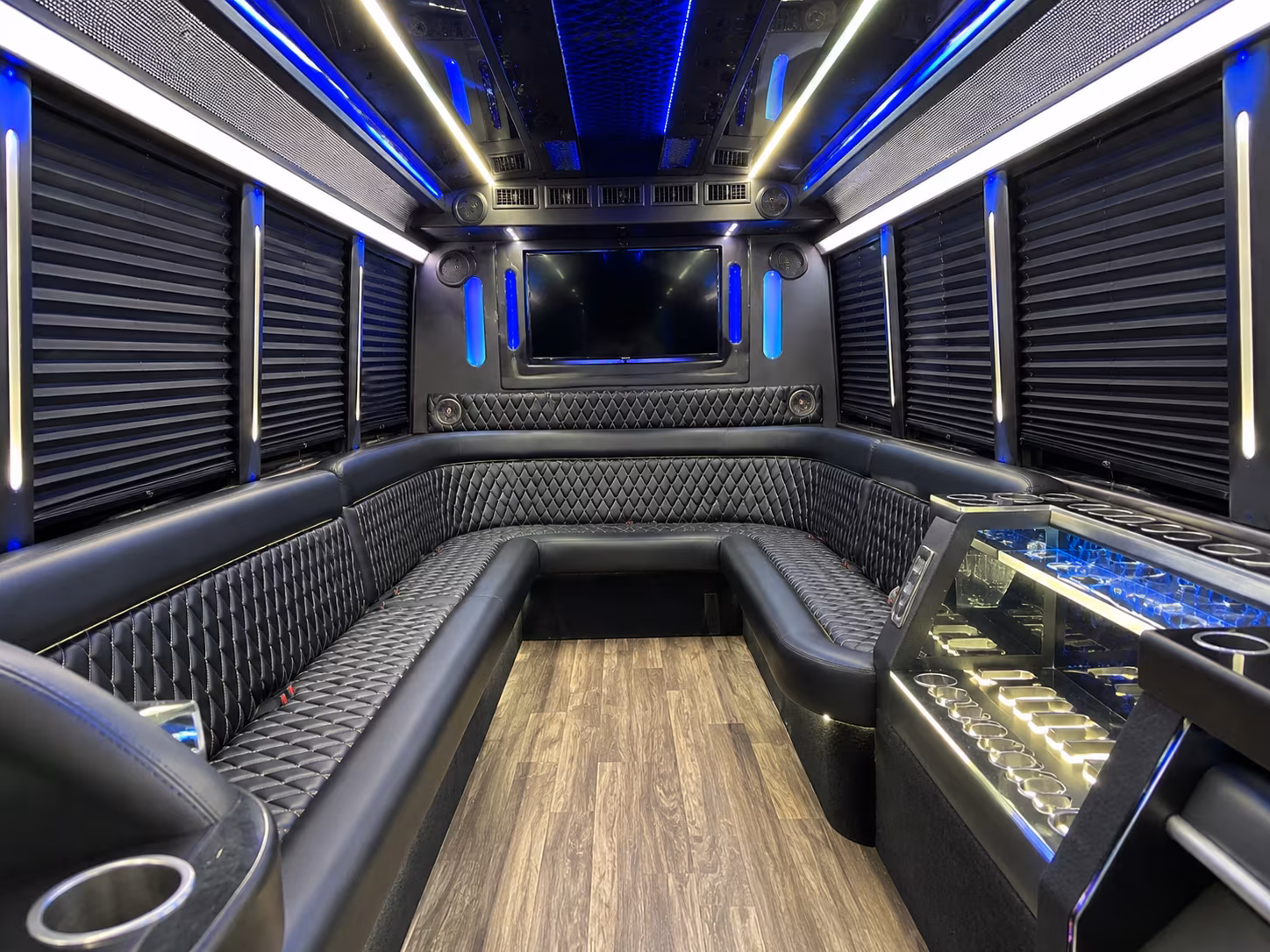 Oklahoma City Prom & Homecoming Transportation party bus exterior