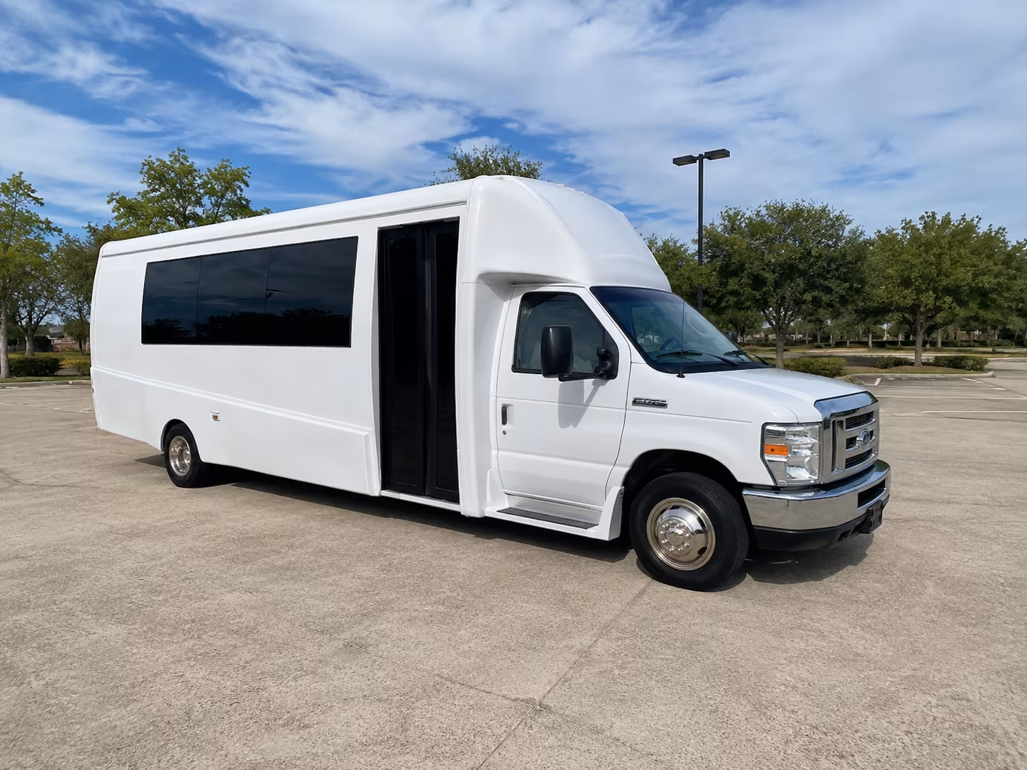 Oklahoma City Prom & Homecoming Transportation party bus exterior