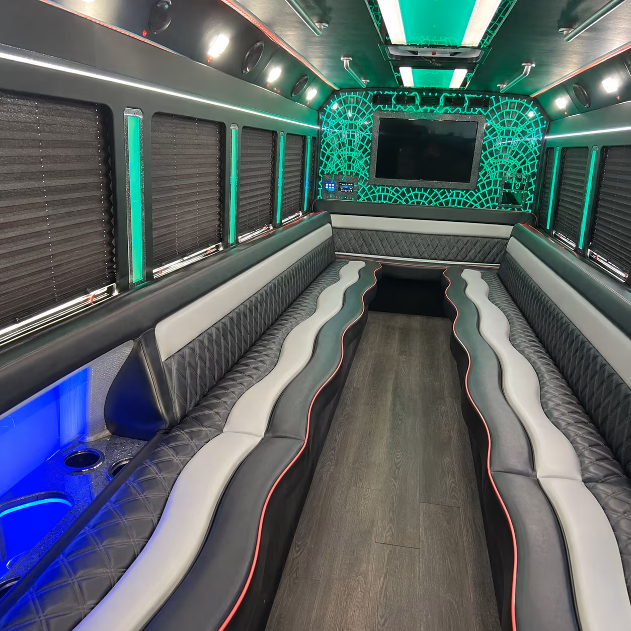 Oklahoma City Prom & Homecoming Transportation party bus exterior