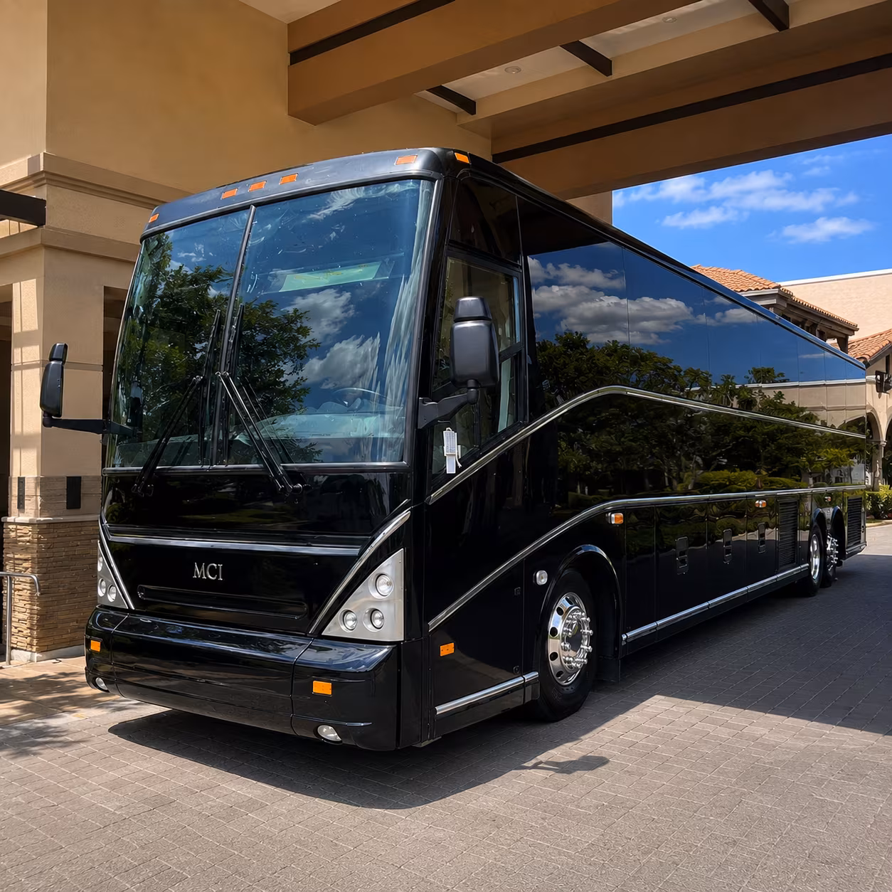 Oklahoma City School Event Transportation party bus interior
