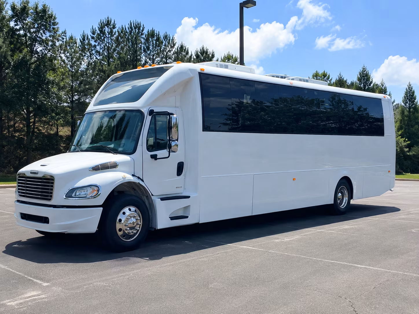 Oklahoma City Sporting Event Transportation party bus exterior