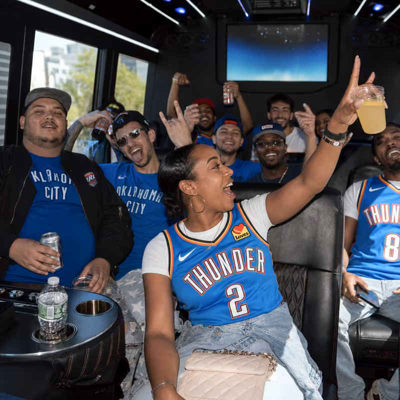 Oklahoma City Sporting Event Transportation fleet vehicle