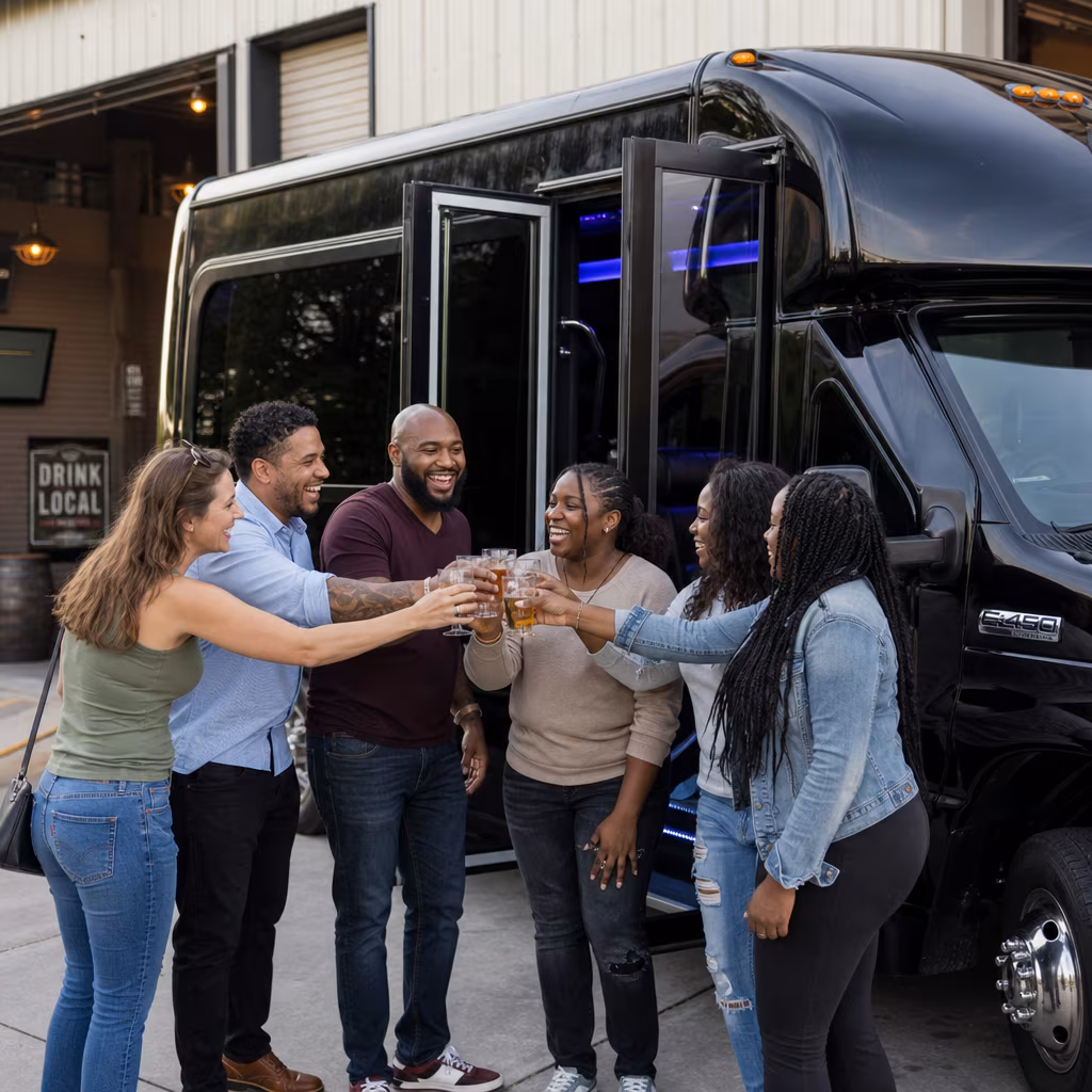 Oklahoma City Winery Tour & Pub Crawl Transportation